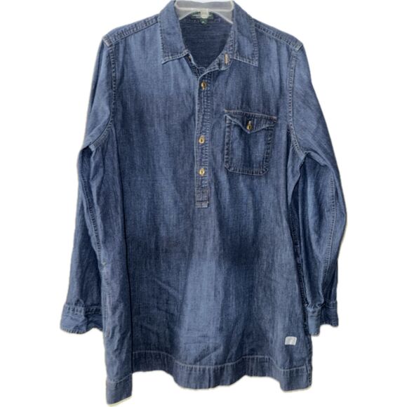 Lauren Ralph Lauren Tops - LAUREN RALPH LAUREN Women's Tunic Length Denim Top XL